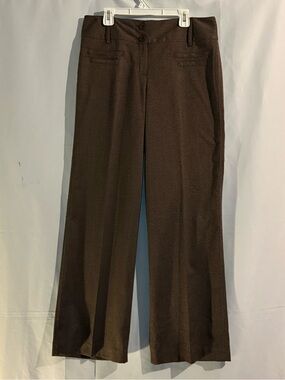 Larry Levine Women's Straight-Leg Trousers in Brown